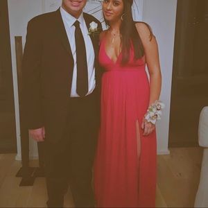 Vibrant Red Prom Dress